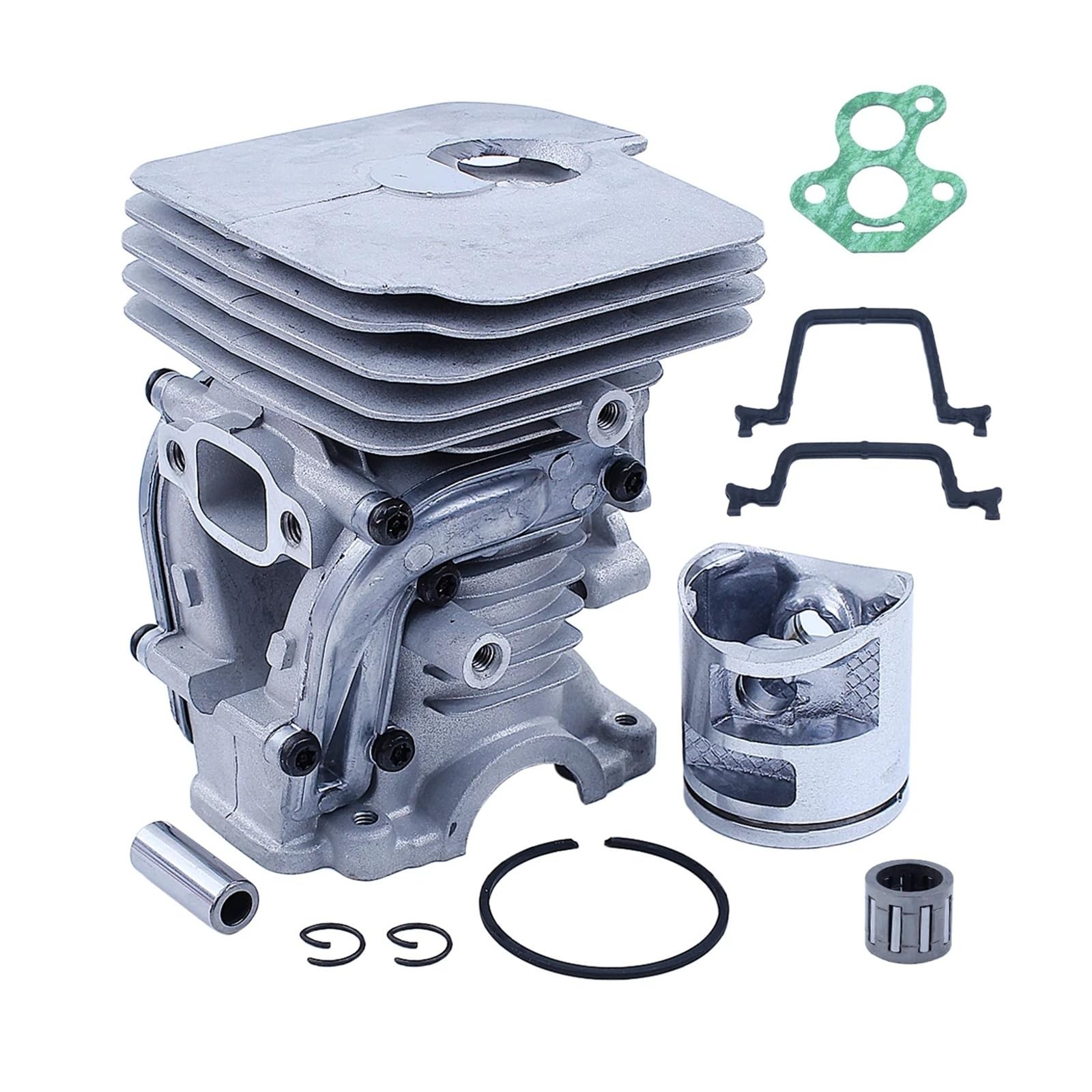 Kit de juntas y cojinetes de pistón de cilindro de 41 mm for motor de motosierra H-u-s-q-v-a-r-n=a 435, 440 y 440e, piezas for herramientas de jardinería.