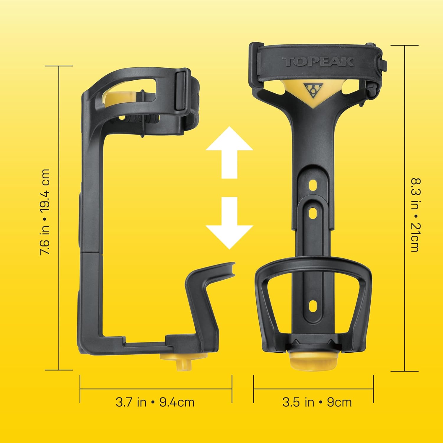 Topeak Modula Java Bottle Cage, Black, 9.4 x 9 x 19.4-21 cm - Image 2