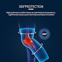 Vista 4 de Mangas completas de compresión para piernas, mangas largas de compresión, rodilleras protectoras para piernas, para hombres y mujeres, baloncesto