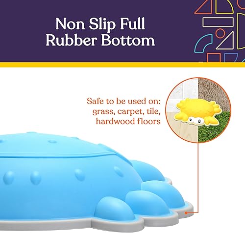 Miniatura 6 de Special Supplies Stepping Stones for Kids - Set of 6 Balance Blocks - IndoorOutdoor Play - Child Safe Rubber, Non-Slip Edging - Promotes