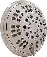 Vista 8 de Aqua Elegante - Cabezal de regadera, 6 funciones, de lujo, de alta presión, montaje en pared, cabezal de regadera ajustable, H4D125-PC