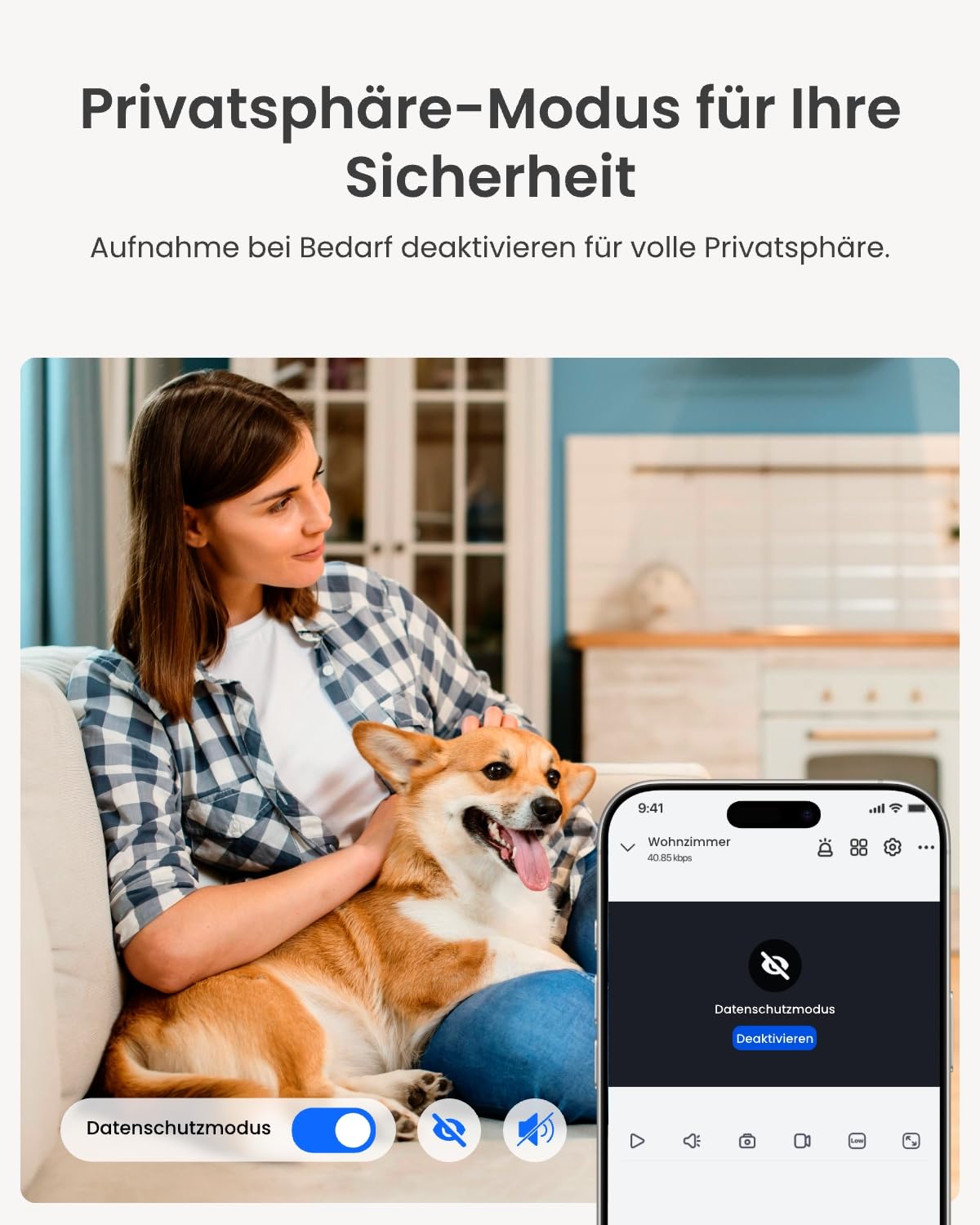 Reolink Smart Indoor Sicherheits-Bundle: 2× E1 4MP 2K Innenkamera mit 360°-Ansicht & Auto-Tracking + Home Hub Mini, Lokaler Speicher, Dual-Band WLAN, Verschlüsselt