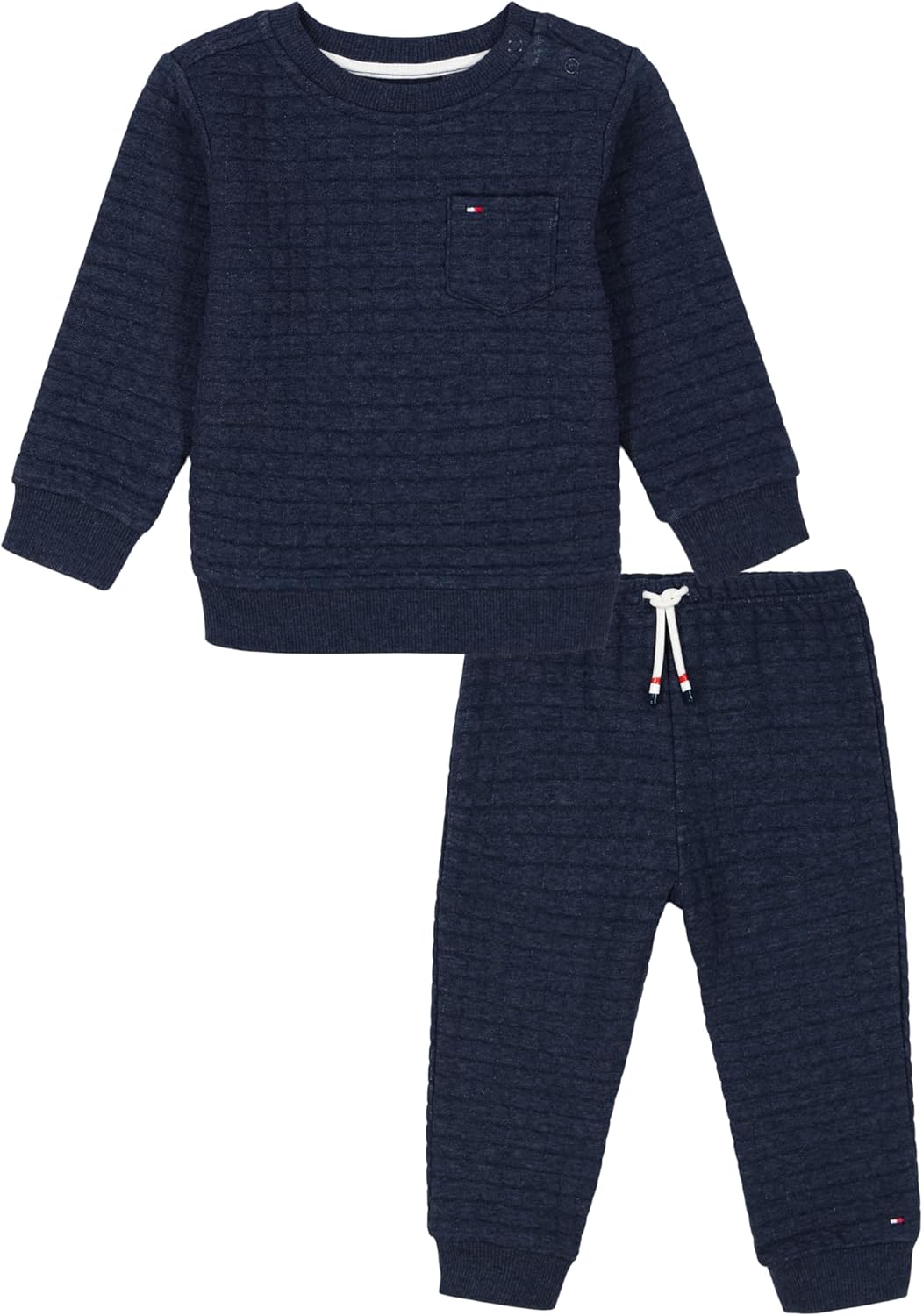 Tommy Hilfiger erkek çocuk 2 parçalı örme eşofman takımı