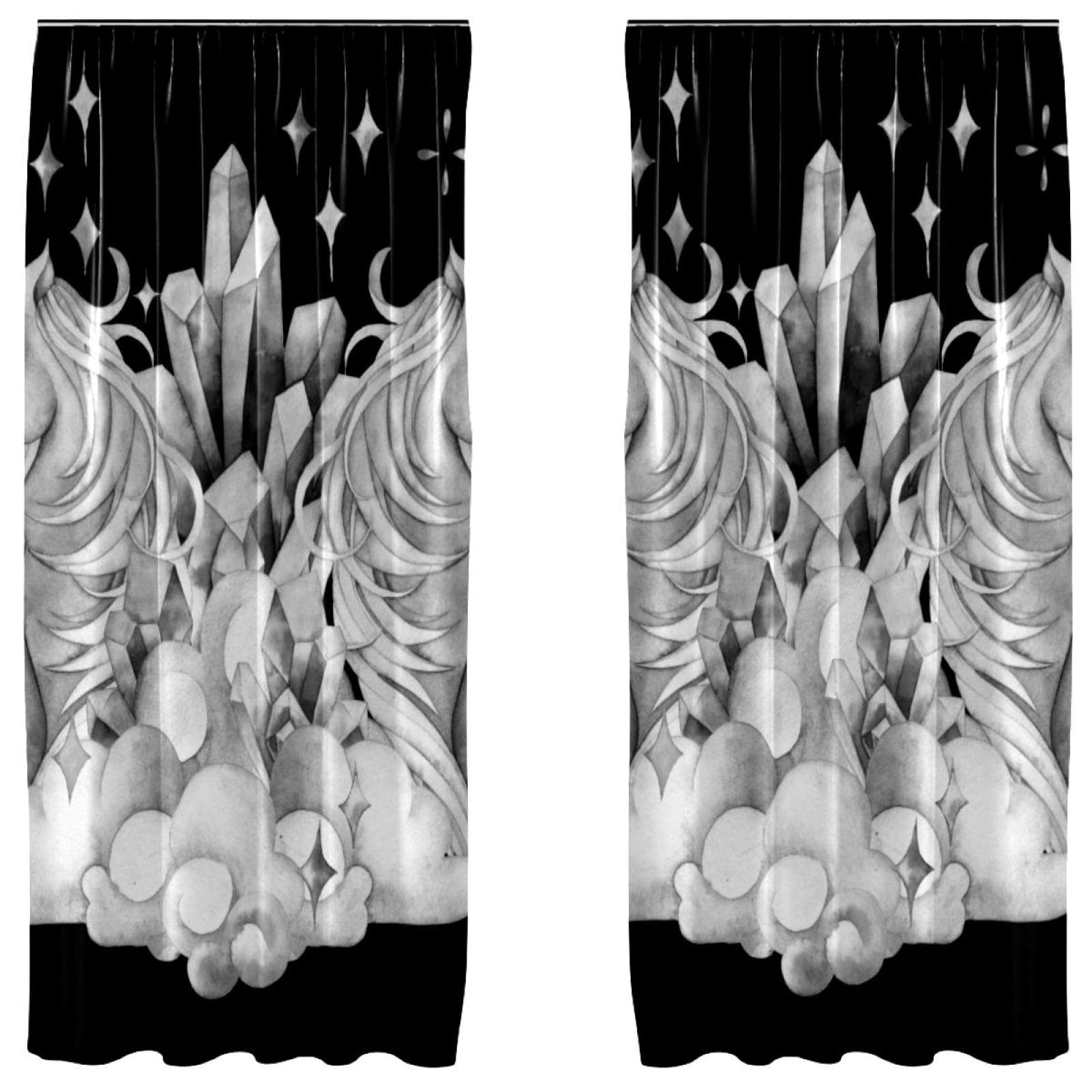 Rideaux occultants licorne doux au toucher pour offrir de douces nuits calmes à vos enfants
