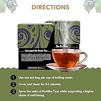Vista 30 de Buddha Teas Té orgánico de raíz de cohosh negro – OU Kosher, USDA Organic, CCOF Organic, 18 bolsas de té sin blanqueador Licorice Root Tea