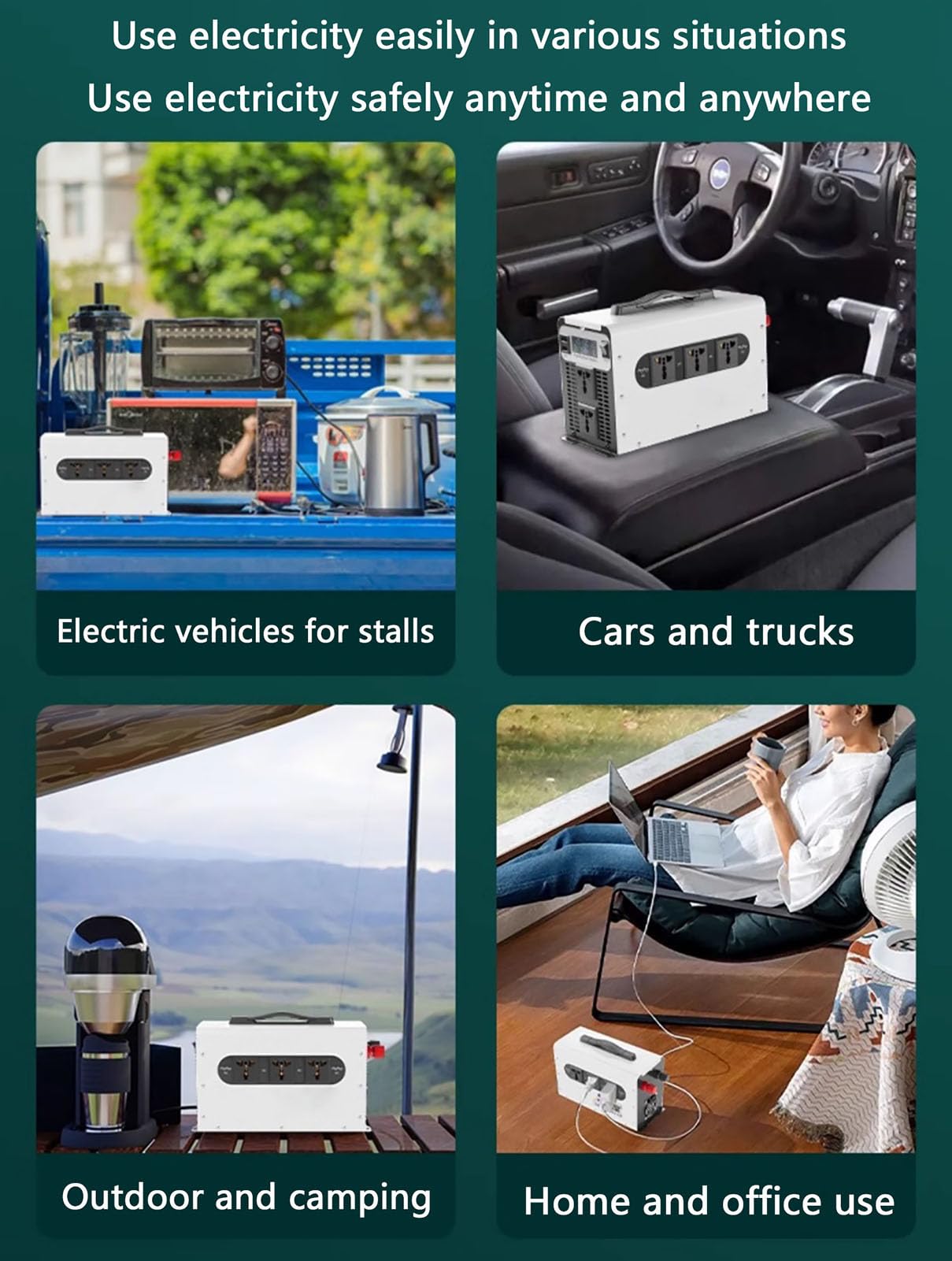 Przetwornica Napięcia O Mocy 1500 W Z Czystą Falą Sinusoidalną 12/24 V/48 V/60 V/72 V Dc Na 110 V/220 V Ac Dla Domu/kampera/ciężarówki Off-grid Inwerter Energii Słonecznej Z Usb, 5 Gnia(Size:72V-110V)