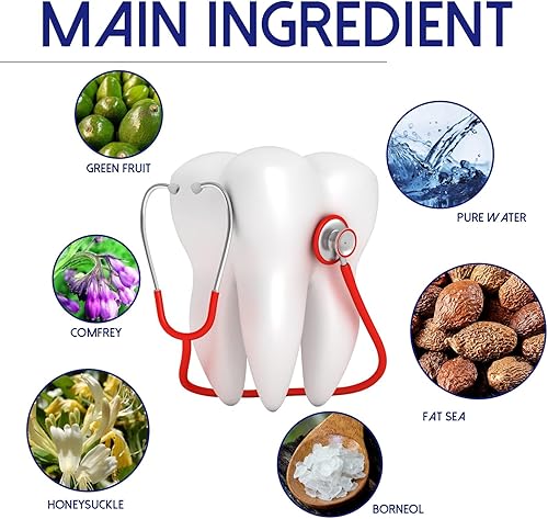 Miniatura 2 de Spray para aliviar el dolor de dientes para adultos, tratamiento para el dolor del nervio del dolor de dientes, Quicklynumbs Inflamación de la muela