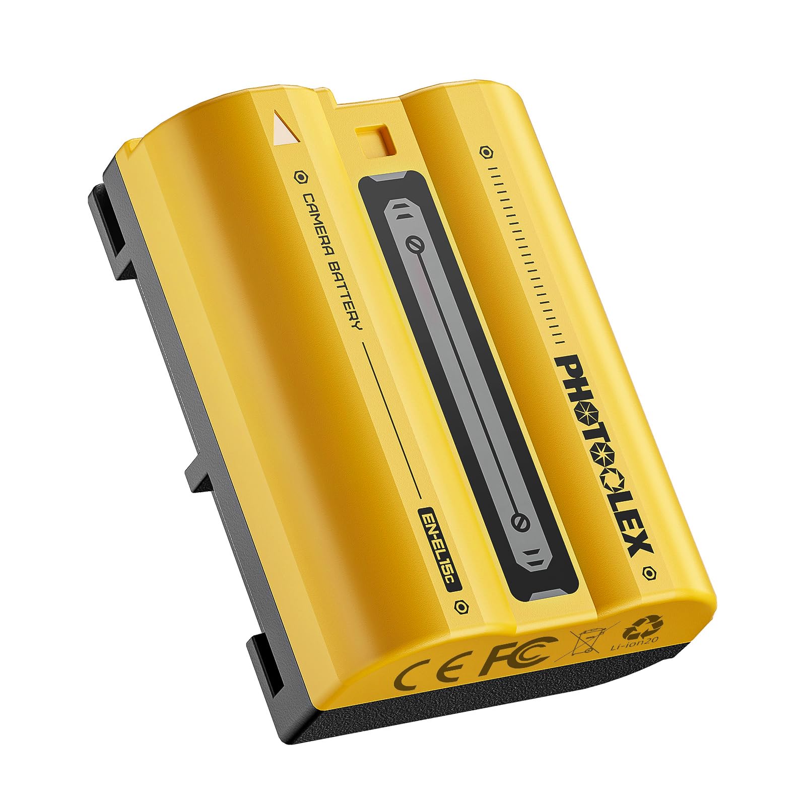 PHOTOOLEX EN-EL15c Batteria per fotocamera, 2520 mAh, USB-C, ricarica rapida, batteria di ricambio ricaricabile EN-EL15C, compatibile con Nikon ZR Z8 Zf Z6iii Z7II Z7 Z 6II Z6 Z5 D850 D810 D810A D780