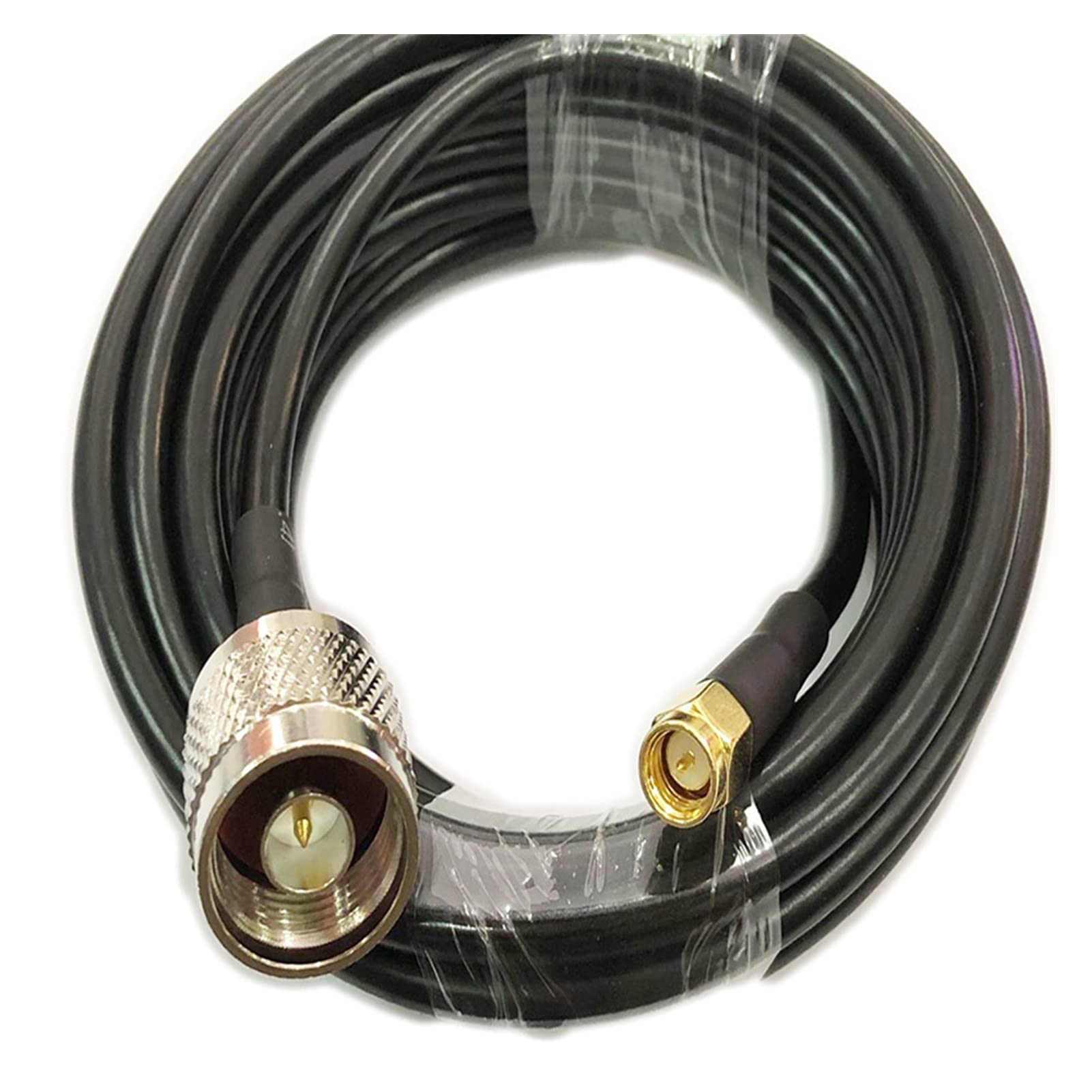 Cavo Coassiale Giuntato RG58 con N Maschio a SMA Maschio 15M Cavo Coassiale Giuntato RG58 con N Maschio a SMA Maschio 15M