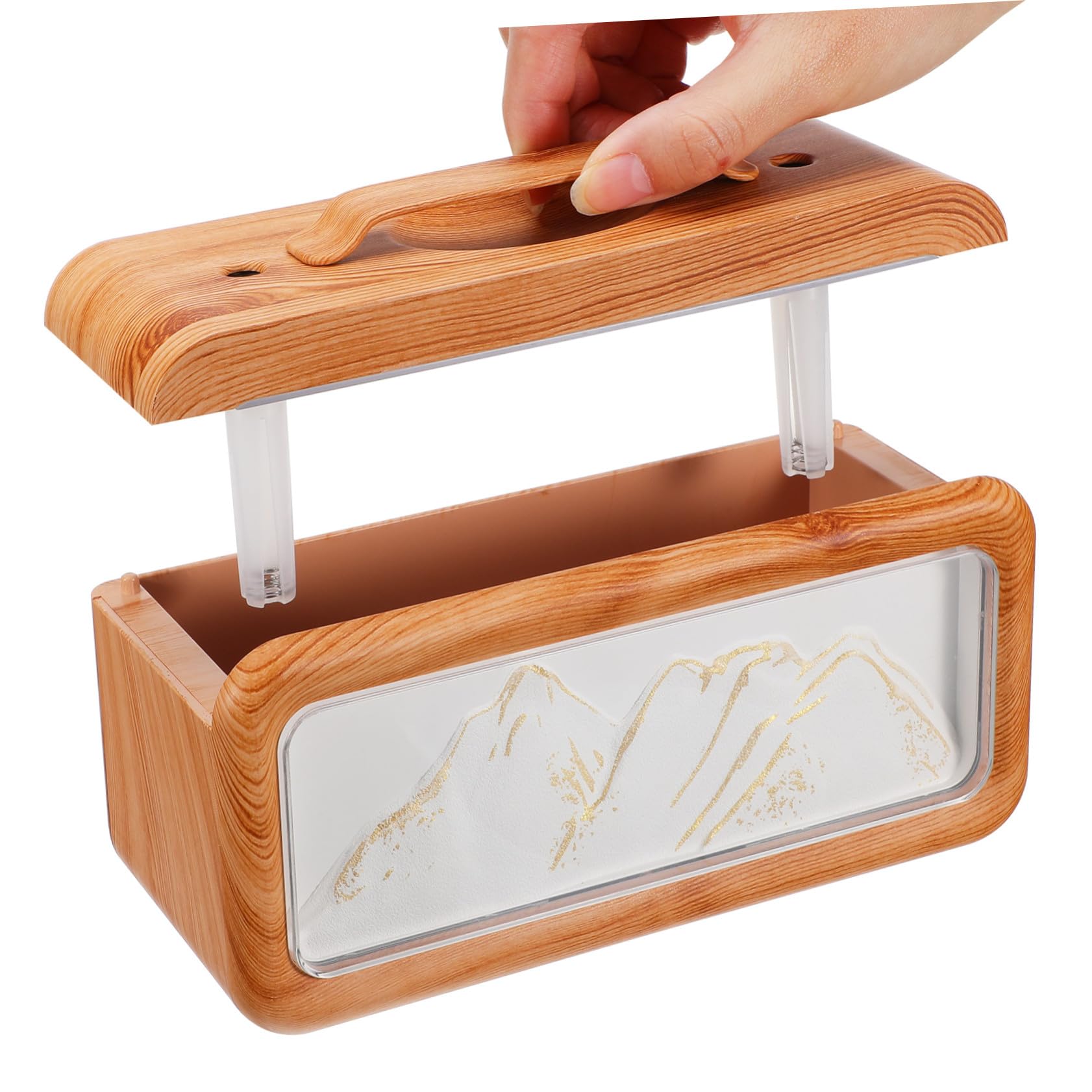 Humidificateur pour chambre d'enfant avec design montagne enneigée Cabilock