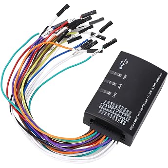 16 Device Logic Analyzer with 100M USB Sample Rate for Saleae Logic2 Software - for Windows, OS