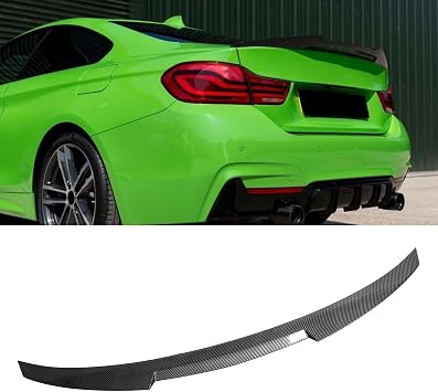 Rear Spoiler for BMW 4-Series F32 Coupe 2013-2020 Trunk Spoiler Wing Trunk Tail Rear Trunk Lid,Carbon Fiber Look Performance - M4 Style