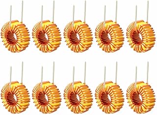 Tool parts 10Pcs Vertical for Toroid Magnetic Inductor Monolayer Wire Wind Wound 33uH 5A Coil