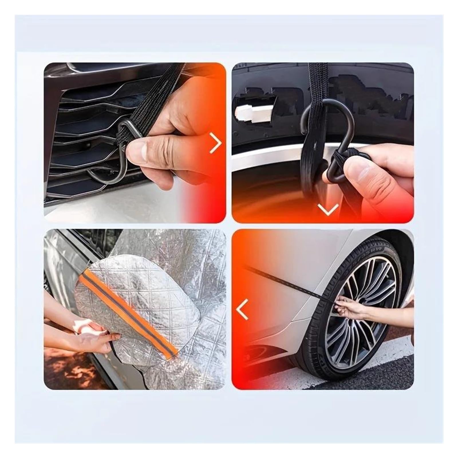 Copri Parabrezza Auto Inverno Parasole per Auto, Parasole, Protezione Solare, Ingranaggio Anteriore, Ispessito E Allungato nel Parabrezza di Protezione Invernale