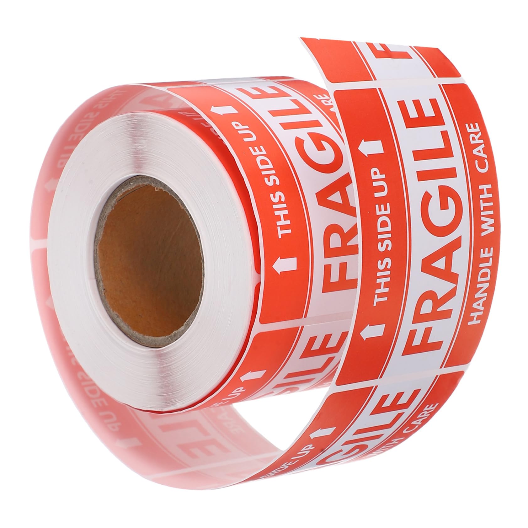 LIFKOME 1Roll Red Fragile Stickers High Adhesive Warning Labels for Shipping Logistics and Moving Easy Peel and Apply Stickers for Fragile Item Protection and Visibility