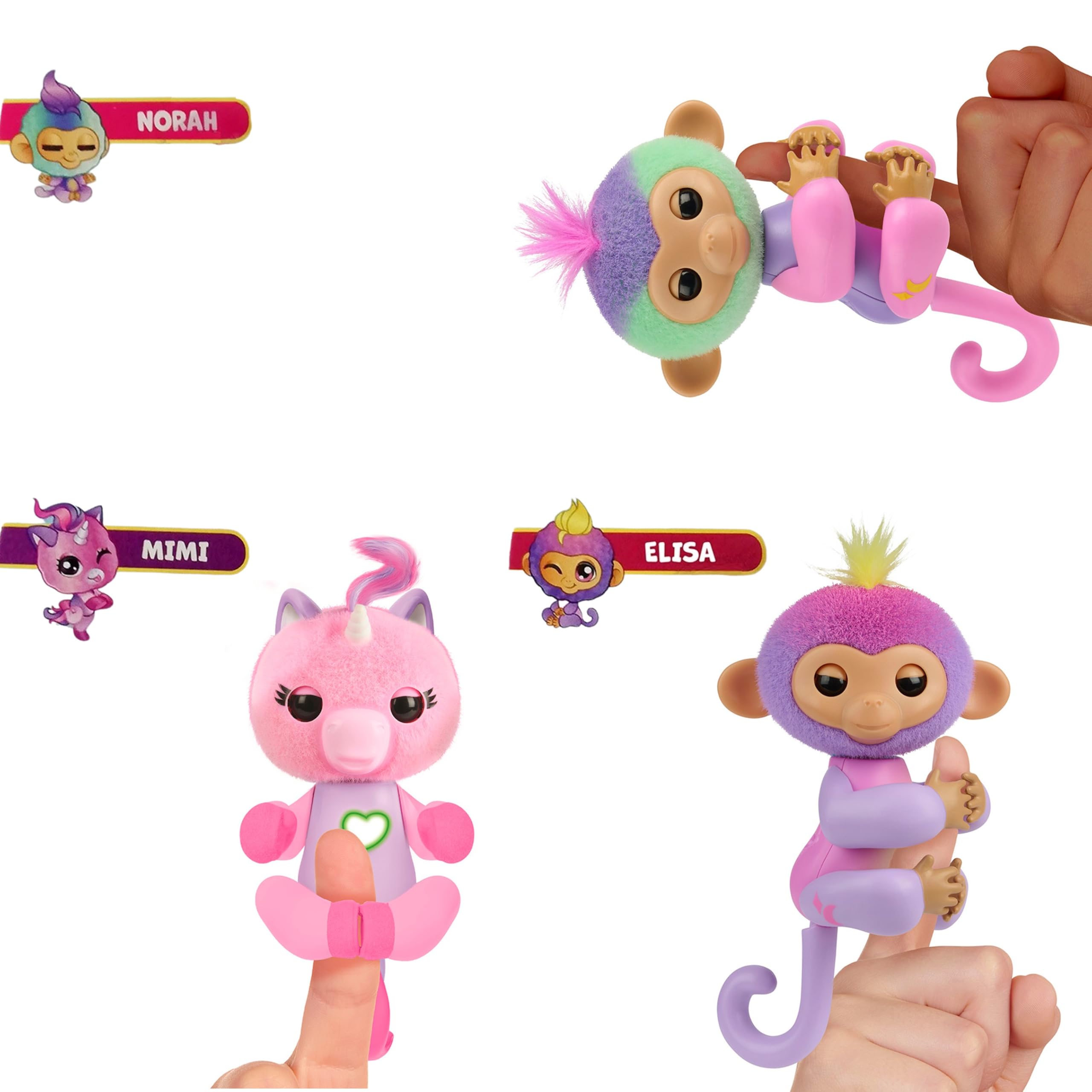 Fingerlings Magiczne Kolory Zabawka, Wielobarwny (Bizak 61853181-1)