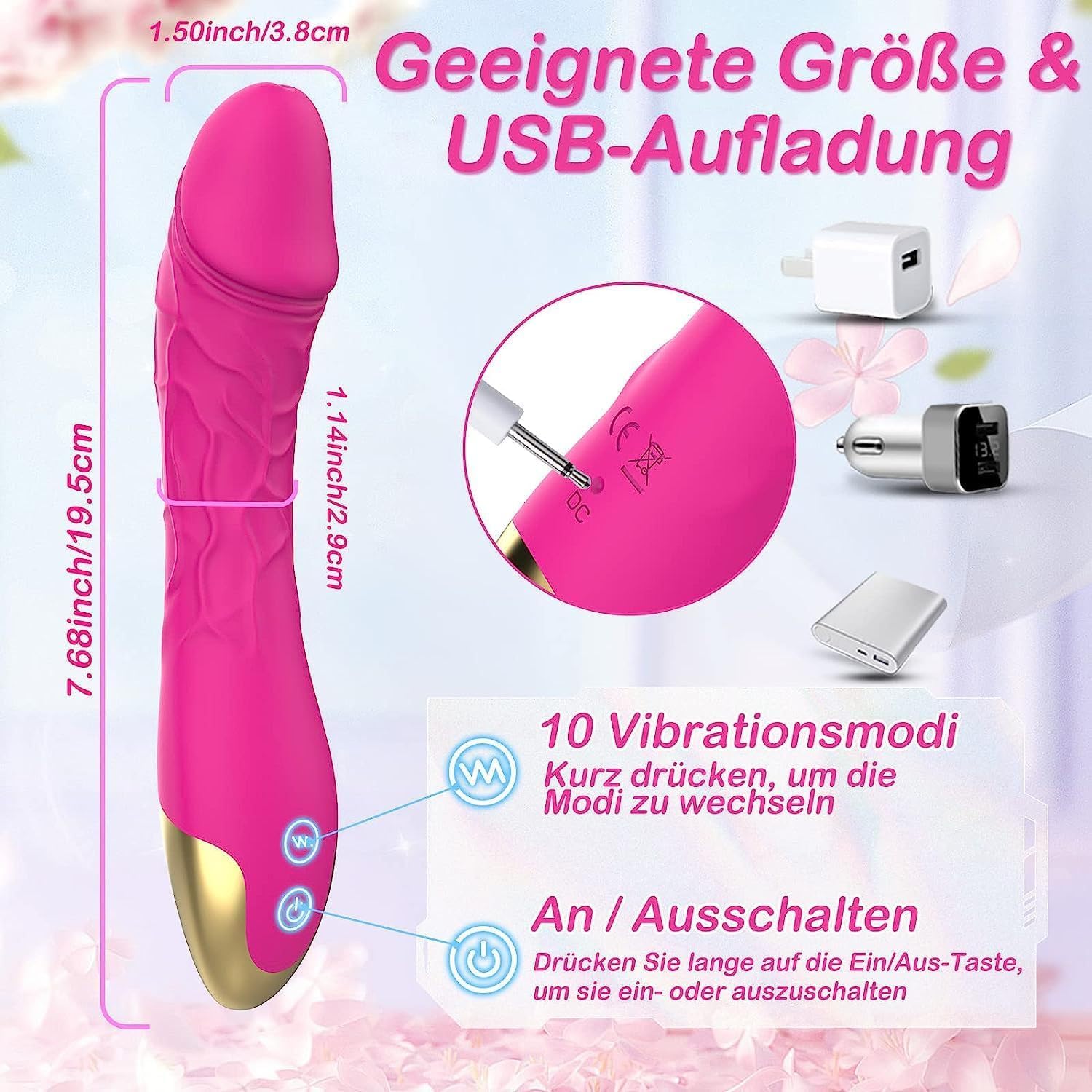 Vibratoreper donna professionale clotoride Vibratoriper donne 10 modalità Vibratore sexytoysys donna coppia Sex Toys Succhia Clotoride per Vibratore dildo realistico toys sessuali per USB Ricarica