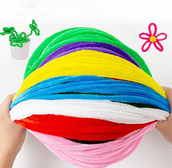 Pipe Cleaner Set Flexible Pipe Cleaners 100pcs 30cm Pipe Cleaner 20 Colors Chenille Stem Colorful DIY Project Art Craft Twist Sticks Random Color