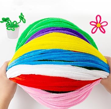 Pipe Cleaner Set Flexible Pipe Cleaners 100pcs 30cm Pipe Cleaner 20 Colors Chenille Stem Colorful DIY Project Art Craft Twist Sticks Random Color