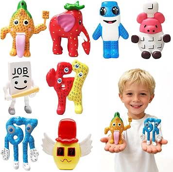 8Pcs Steal A Brainrot Action Figures, Cute Collectible Toys Premium ABS Movable Figures Funny Collectible Figures for Kids & Adults Creative Desk Decorations Gifts for Fans Friends