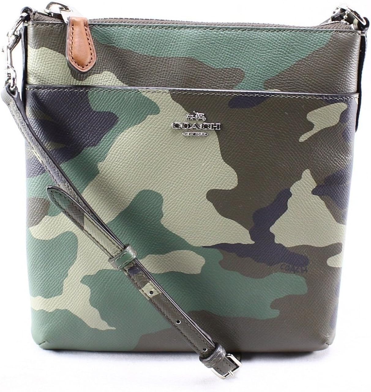 camo print handbag