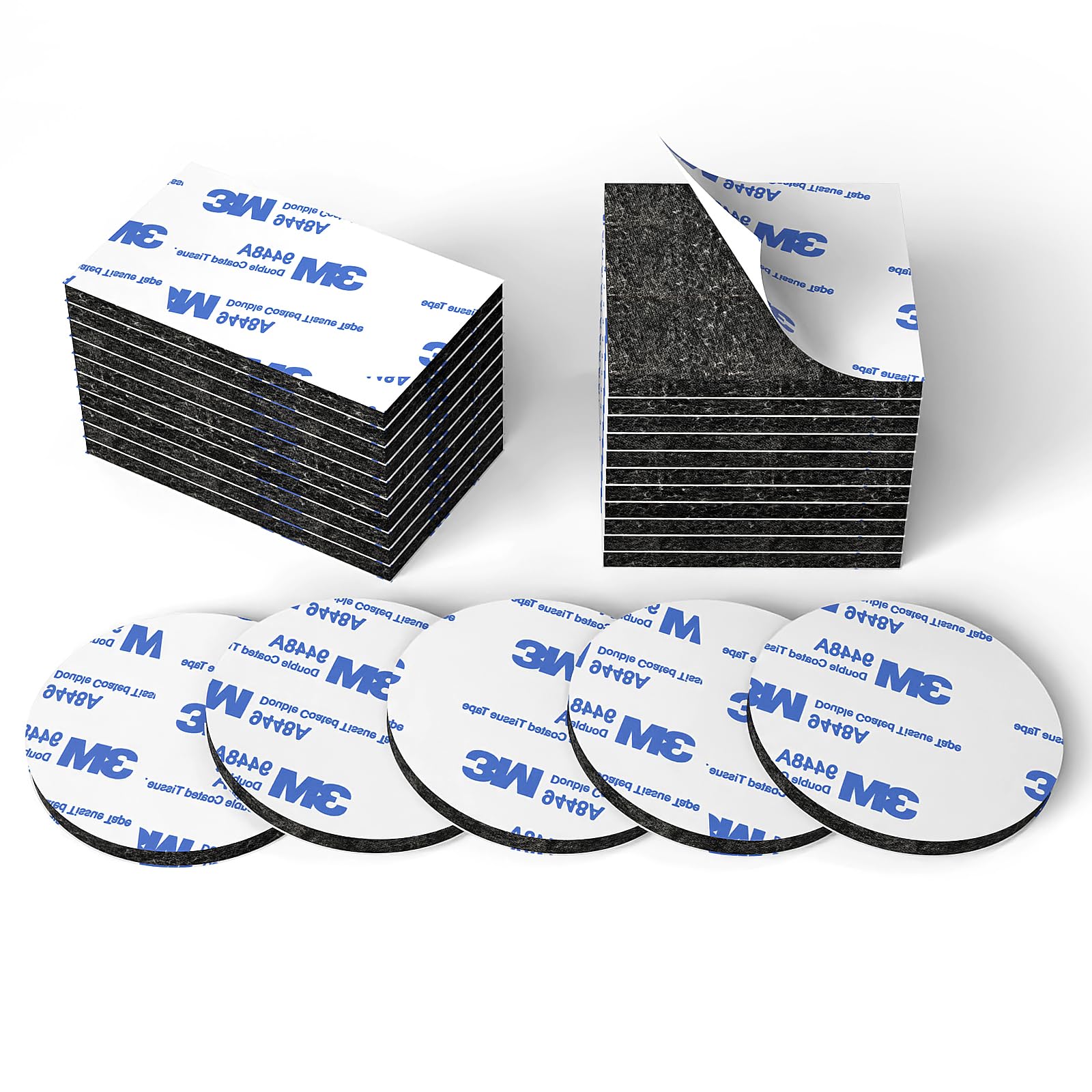 Yolaist 90 Pcs Double Sided Sticky Pads,Waterproof Double Sided Tape