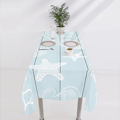 Miniatura 453 de Mantel floral hippie, diseño retro de los años 70, naranja, rosa, azul, floral, bohemio, estampado estético de margaritas, para fiesta, picnic