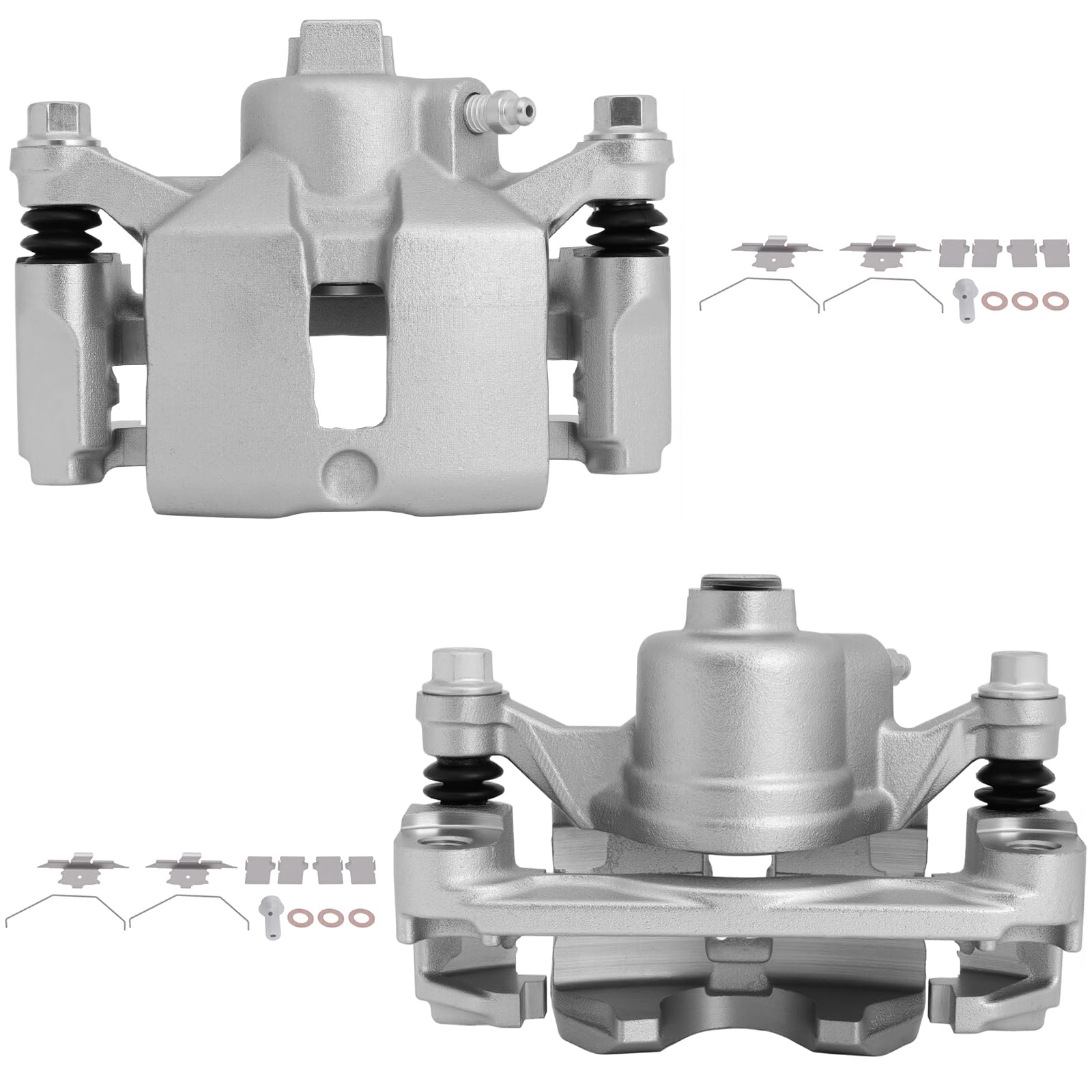 SCITOO Rear Left+Right Brake Calipers With Bracket 18B4644 18B4645 Compatible For Buick 1997-2005 2008-2009 For Chevrolet 2000-2010 For Oldsmobile 1998-2002 For Pontiac 1997-2003