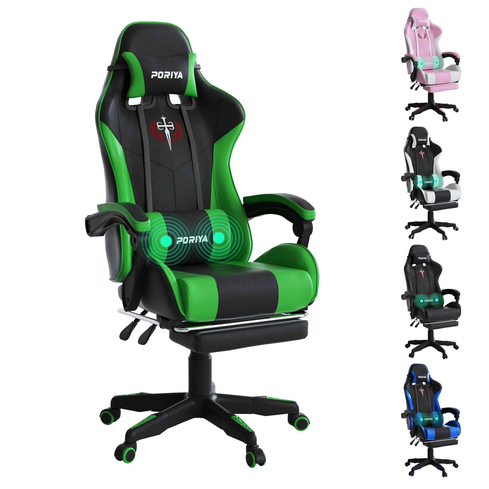 LED Massage Gaming Chair photo 3