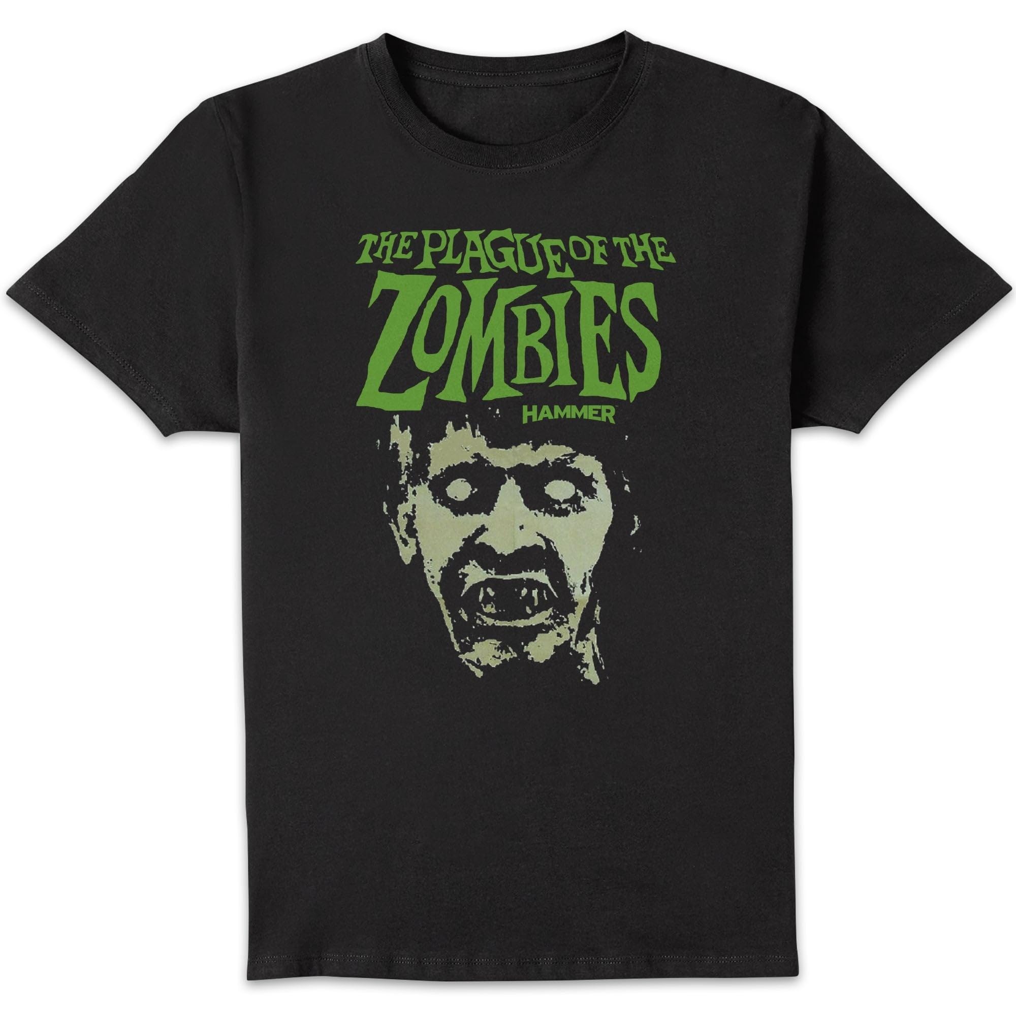 Zavvi Unisex Multi Hammer Horror Plague Of The Zombies Portrait Men's T-Shirt - Black Xxl