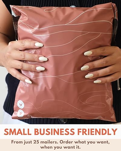 Miniatura 49 de Impack - Paquete de 25 sobres de polietileno de 10 x 13 pulgadas, bolsas de envío biodegradables para ropa, sobres de correo autoadhesivos verde
