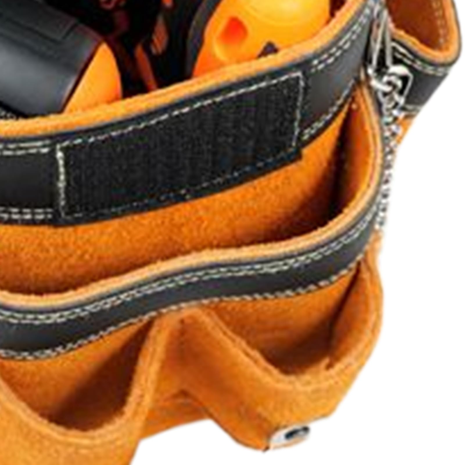 Sakiewka na Narzędzia z Paskiem Wodoodporny Organizer Z Wieloma Kieszeniami | z Paskiem i Wieloma Kieszeniami, Odłączana Sakiewka na Narzędzia dla Elektryków Do Prac Budowlanych Elektrycznych Kons