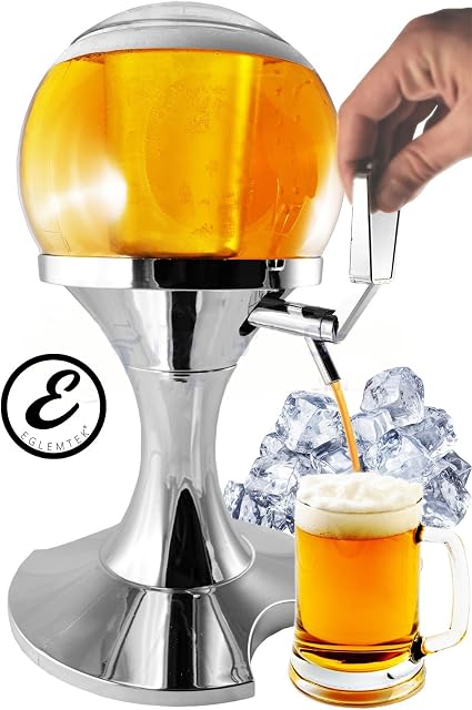 DRAFT BEER DISPENSER - BEER TOWERS - KEG COLD DRINKS Ballon Shape - 3.5 L Beer Refrigerator