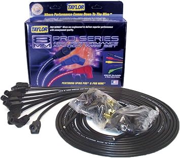 Taylor Cable 73053 Spiro-Pro Black Spark Plug Wire Set