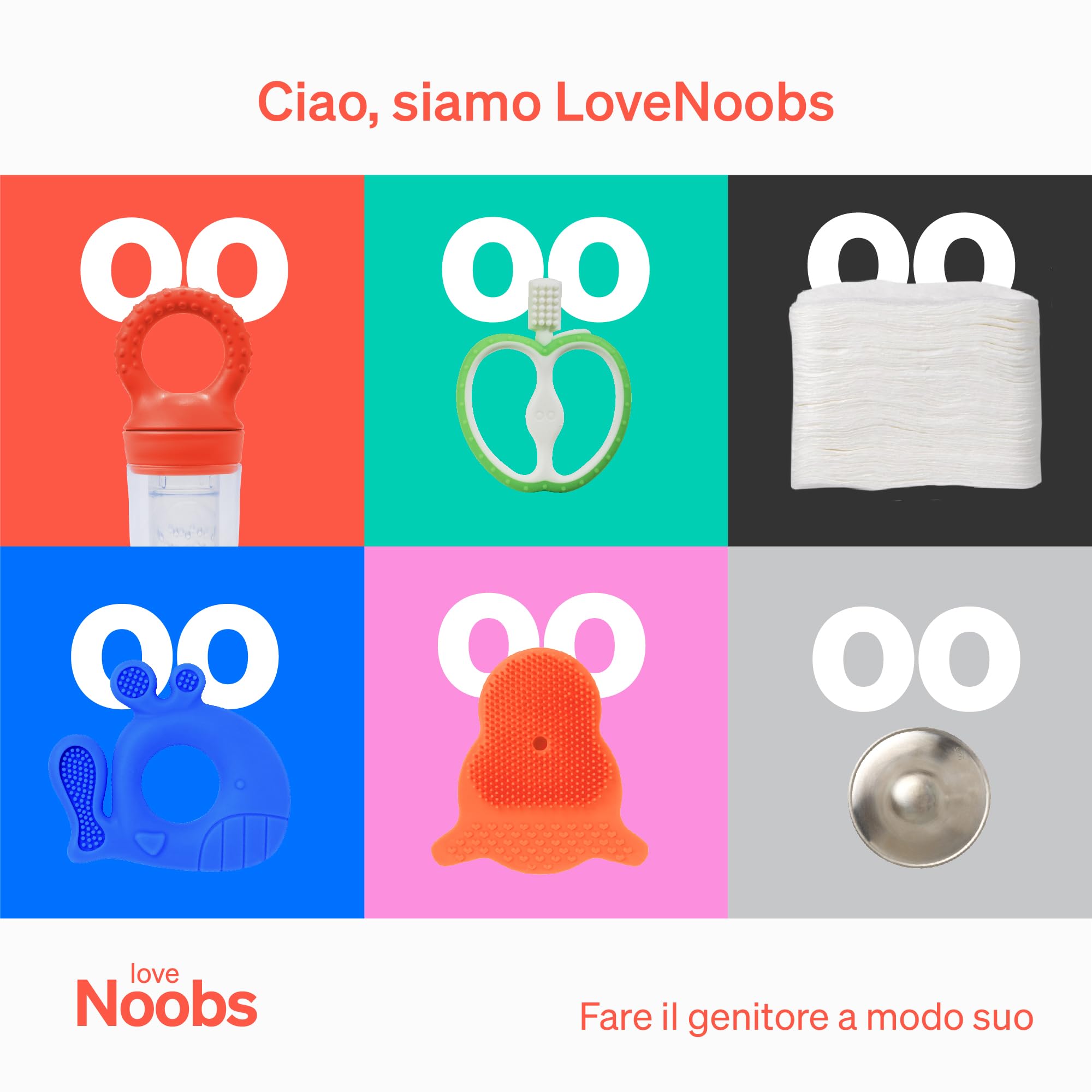 Massaggia Gengive Neonati Di Love Noobs, 4+ Mesi, Senza BPA, Giochi Dentizione Neonato, Spazzolino Da Denti Per Bambini, Giocattolo Da Mordere In Silicone, Verde