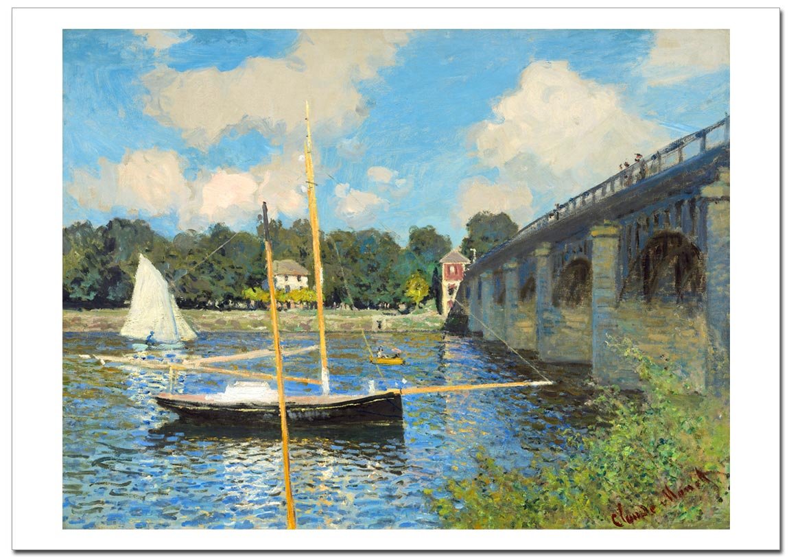 【世界の複製名画】モネ「アルジャントゥイユの橋」 Amazon.co.jp: 世界の名画 モネ アルジャントゥイユの橋