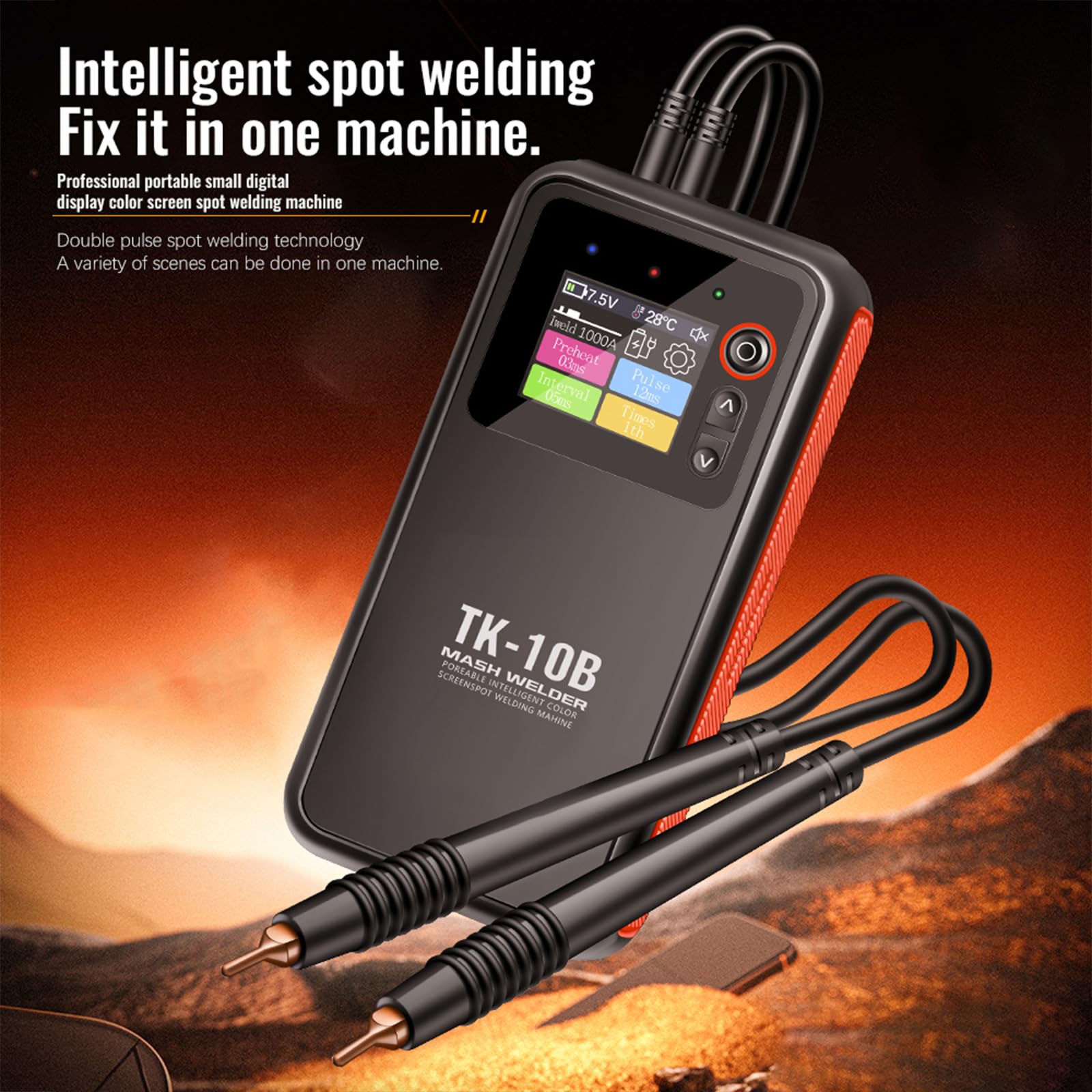 Dispositivo Avanzato per Saldatura A Punti Efficiente con Funzione Backup Alimentazione Adatto per Tecnici Telefonici Saldatore con Ricarica USB