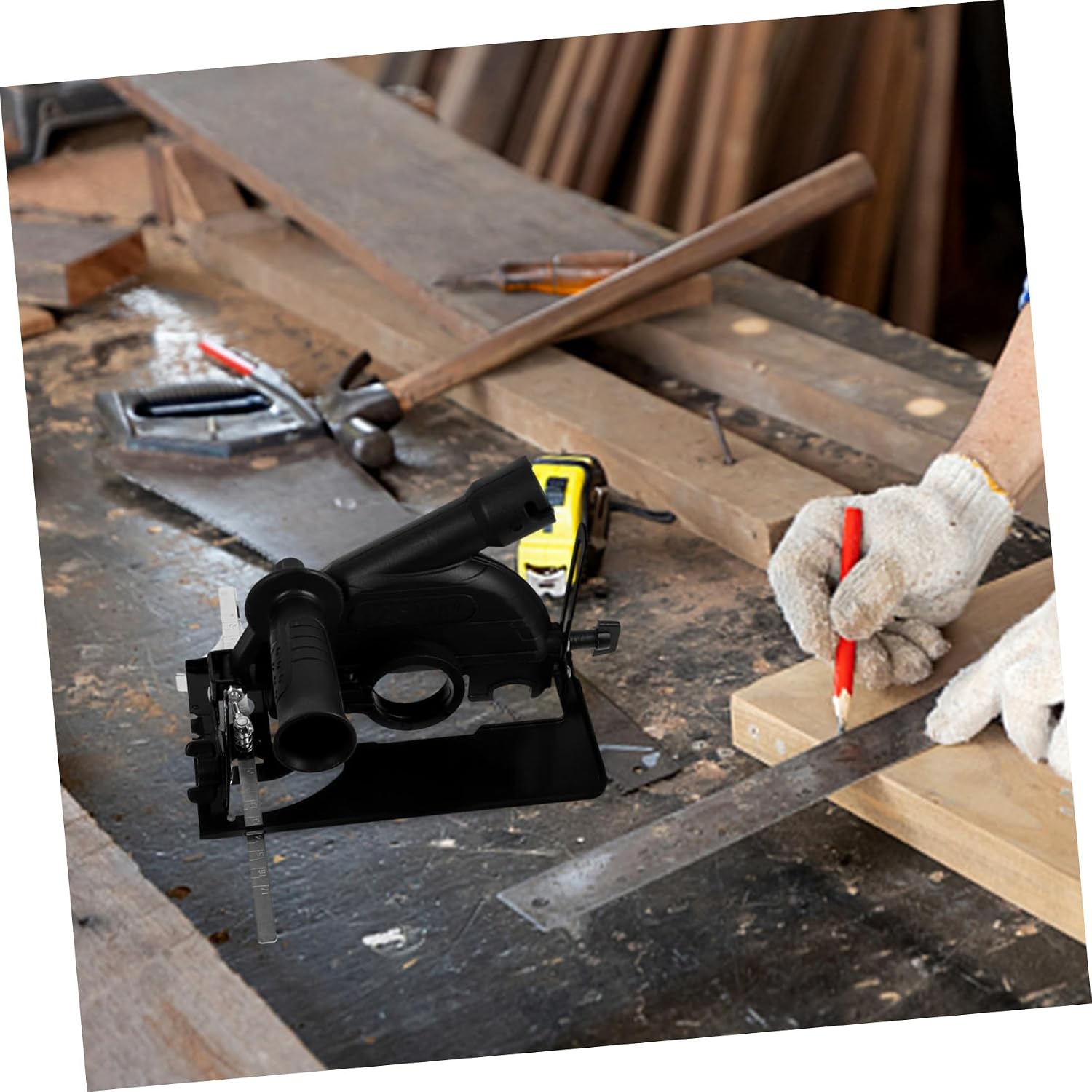 Angle Grinder Stand Mount Bracket, Adjustable Holder for Home Repair