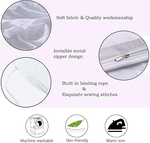 Miniatura 4 de LifeCustomize Juego de funda de edredón de galaxia estrellada de 3 piezas, funda de edredón con fundas de almohada, tamaño Queen, no incluye edredón