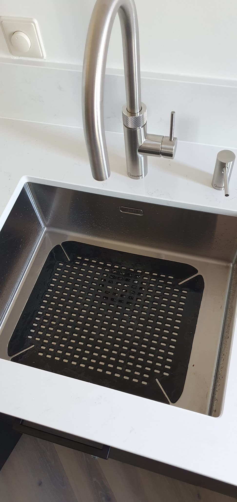 Geberit afvoergarnituur voor spoeltafel met 1 bak met afvoerbocht 5 Geberit afvoergarnituur voor spoeltafel met 1 bak met afvoerbocht 5