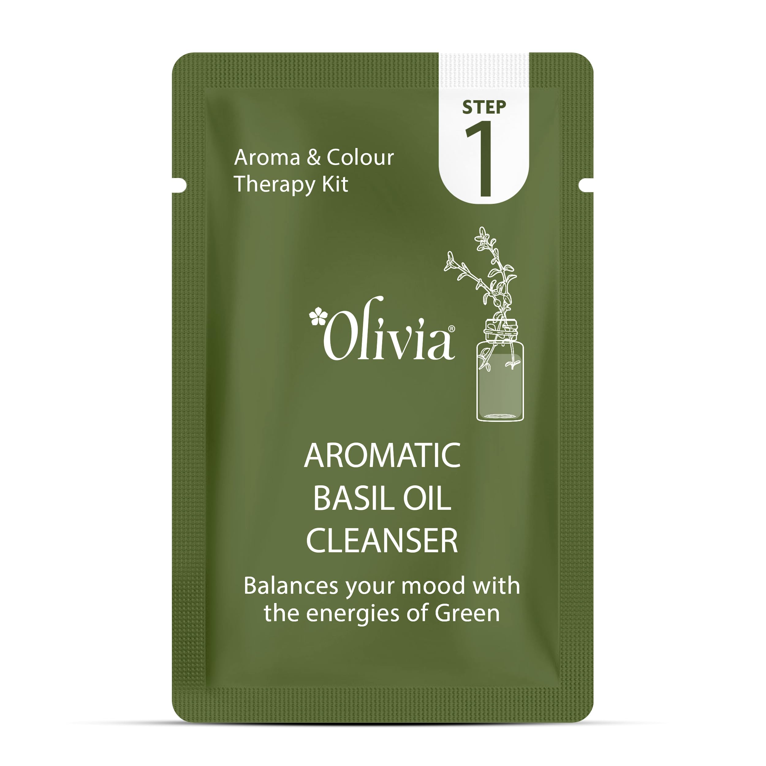 Olivia Asense Revitalizing Aromatherapy Facial Kit with Collagen & Peptides | 4-Step Skincare with Cleanser, Exfoliator, Mask & Moisturiser | For Youthful Glow, Relaxation & Skin Nourishment | 70g