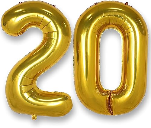 Miniatura 40 de AULE Globos grandes de Mylar de 40 pulgadas para hombres y mujeres, decoraciones de fiesta de cumpleaños de 60 años, suministros de fiesta de