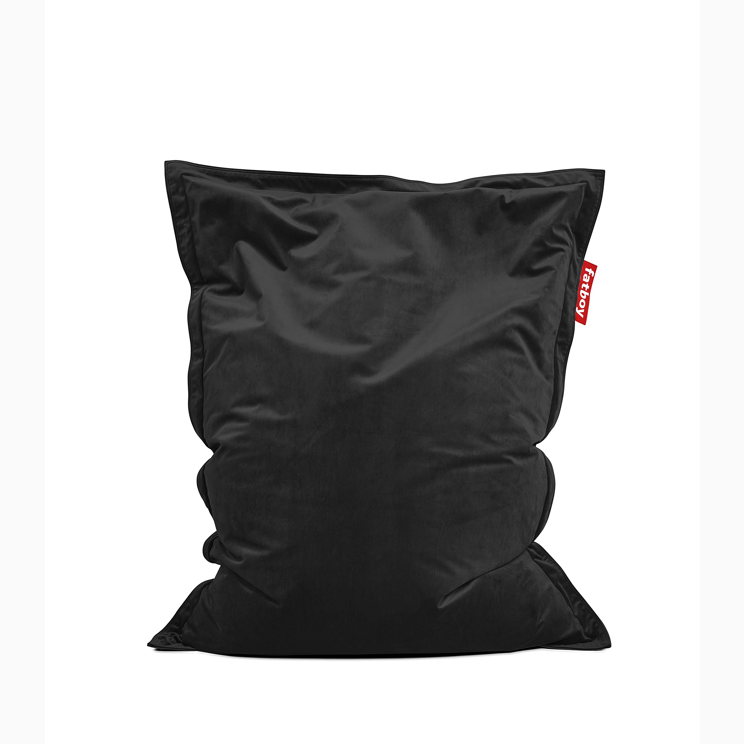 Fatboy Original Slim Velvet Bean Bag Chair, Black