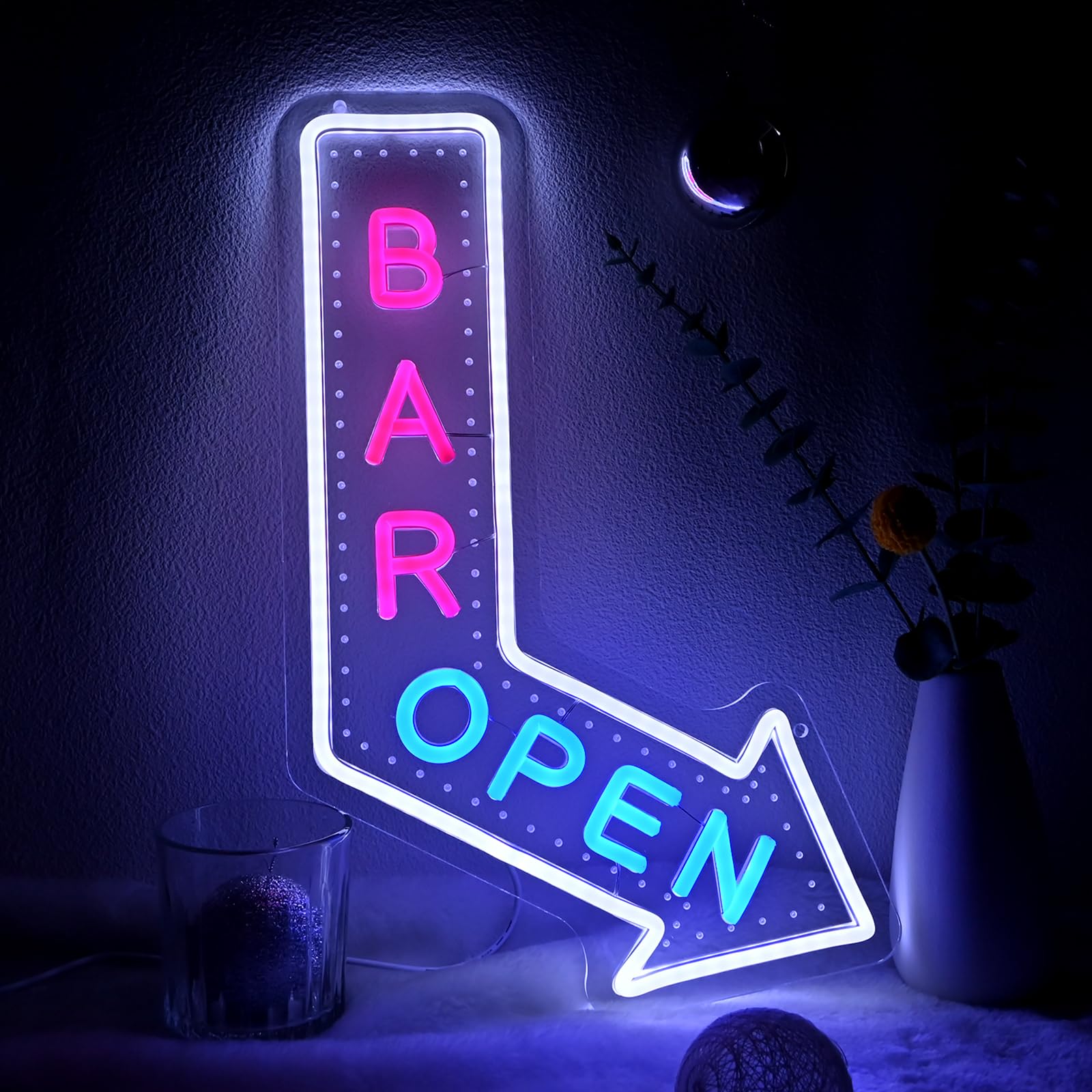 Amazon | プランゾ（Planzo）barオープンネオンサイン 【店内