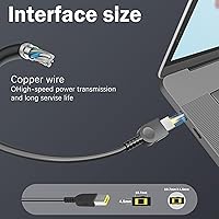 Vista 4 de SLE-TECH 20V 6.75A 135W AC Power Adapter Laptop Charger Compatible with Lenovo IdeaPad Y40-70 Y50-70 Y50-70AM-IFI Y70-70 Y700 Z710 Power Cord