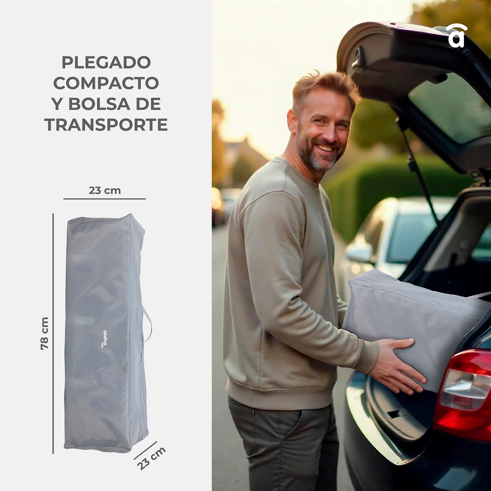 Asalvo Cuna de Viaje Completa Nórdica 18