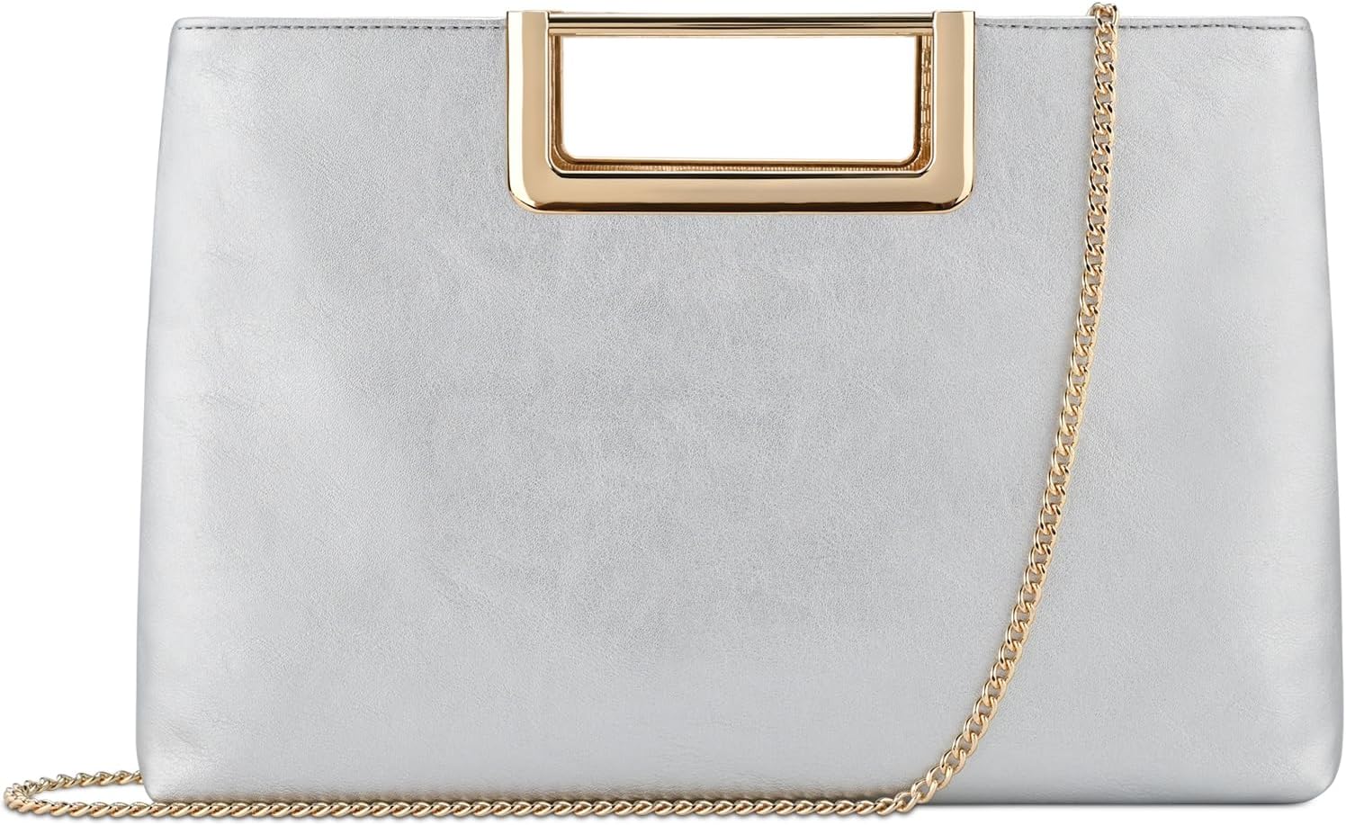 Clutch Purses for Women, Dressy Evening Crossbody Bag, Ladies Vegan Leather Wedding Party Shoulder Handbag