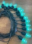 48ft Outdoor Patio String Lights with S14 LED Bulbs, Warm White & RGB Remote Control Color Changing, Waterproof Commercial Grade, Energy Efficient, Outdoor Living, Backyard Lights