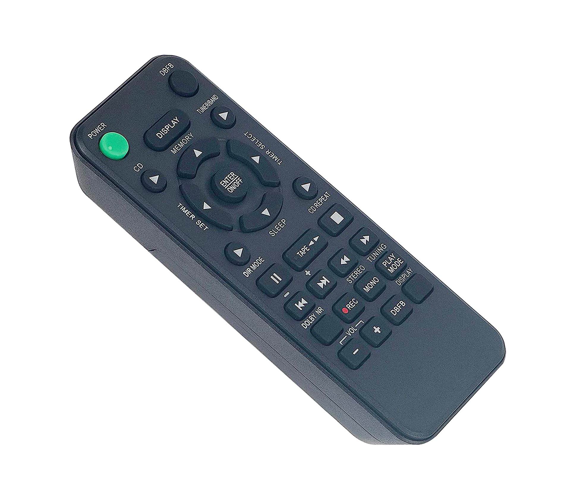 RM-SED1 Reemplazo de control remoto compatible con el sistema estéreo de componentes compactos Sony CMT-ED1 CMT-EX1 CMT-ED1A HCD-ED1 HCD-ED1A CMTED1 CMTED1A HCDED1A HCDED1A