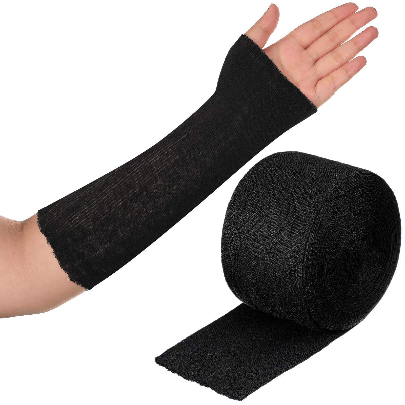 Nuanchu Cotton Stockinette Tubular Elastic Bandage Cast Sleeve Roll Elastic Wrap Tube Bandages Comfortable Cast Stockinette Cosplay Accessories for